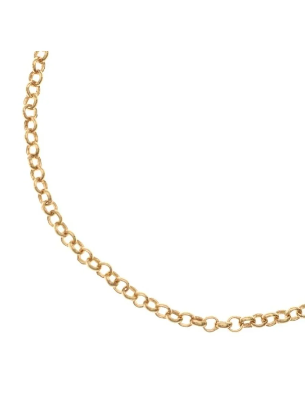 Chrome Hearts 22k Neckchain Roll Chain Necklace Gold